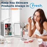 Compact Refrigerator, Portable Mini Fridge, Skin Care 4L Capacity/6 Cans - ANTARCTIC - STARBeauty Fridge