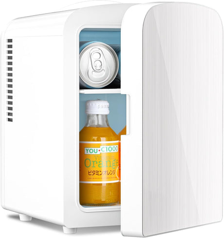 Compact Refrigerator, Portable Mini Fridge, Skin Care 4L Capacity/6 Cans - ANTARCTIC - STARBeauty Fridge