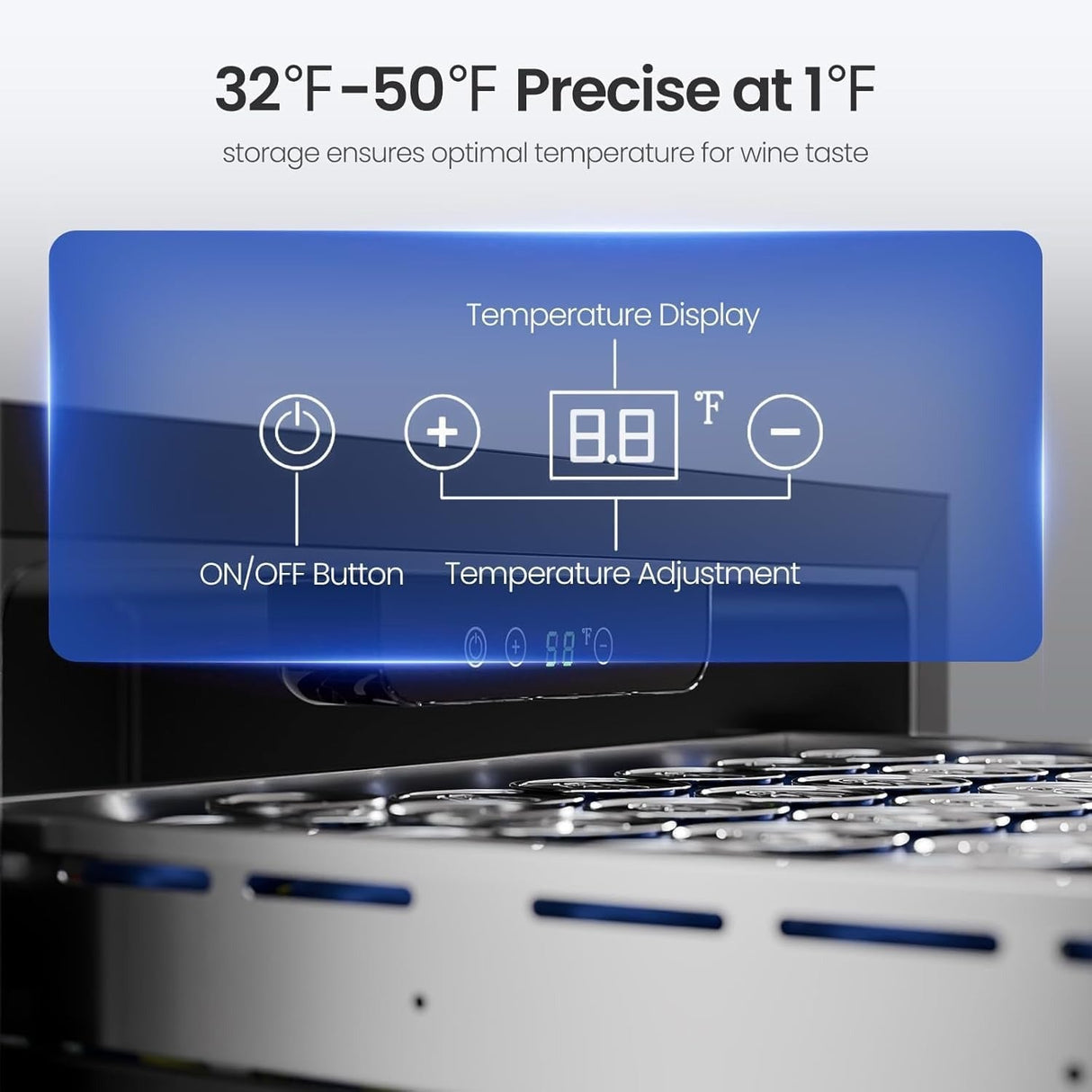 GlideFreezer_Under Counter Refrigerator, 24 Inch Double Drawer Beverage Fridge F58145 - ANTARCTIC - STAR
