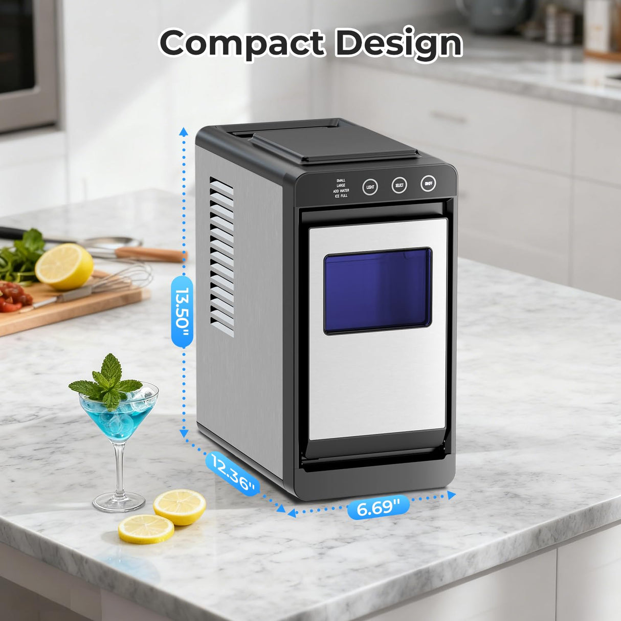 Ice Maker Countertop with 2 Ice Sizes 58212RIM0 - ANTARCTIC - STARice maker