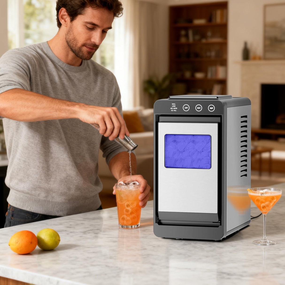 Ice Maker Countertop with 2 Ice Sizes 58212RIM0 - ANTARCTIC - STARice maker