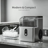 Nugget Ice Maker Countertop,33Lbs/24H Ice Machine with Chewable Ice - ANTARCTIC - STARice maker