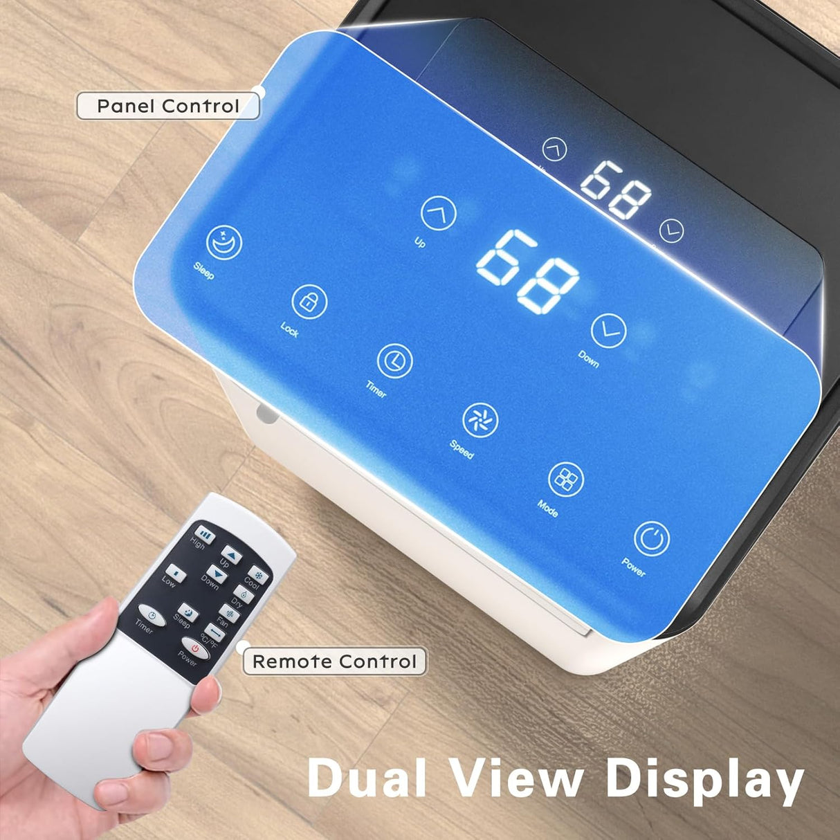 Portable Air Conditioner, 10000BTU for Bedroom & Living room with remote control A4216B - ANTARCTIC - STARAir Conditioner