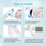 Portable Air Conditioner 8,000 BTU, 3 - in - 1 AC Cooler Dehumidifier Fan with LED Display AC5421 - ANTARCTIC - STARAir Conditioner