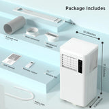 Portable Air Conditioners 8,000 BTU, Small Portable AC with Cooling, Fan, Dehumidifier Function - ANTARCTIC - STARAir Conditioner