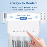 Portable Evaporative Air Cooler - Small Air Cooler with 3 Modes & 3 Speeds 63003EAR0 - ANTARCTIC-STARAir Conditioner