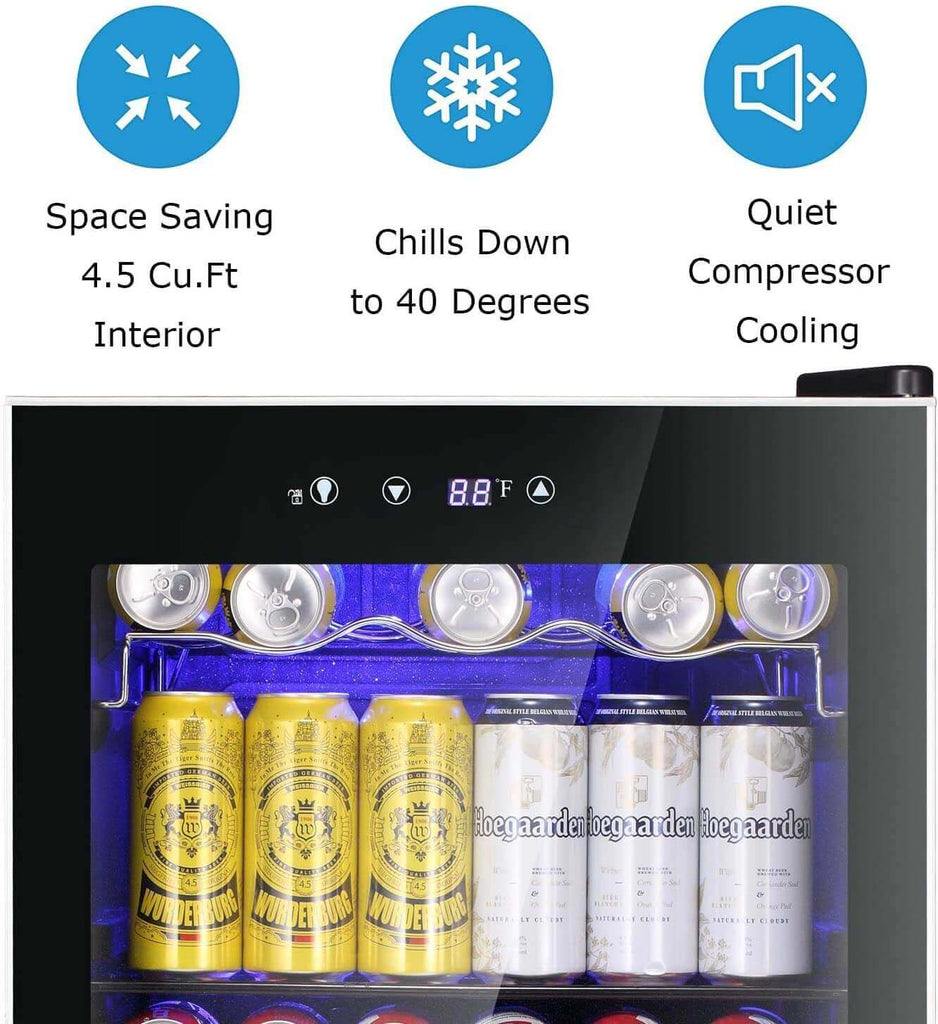 Beverage Refrigerator Cooler Mini Fridge