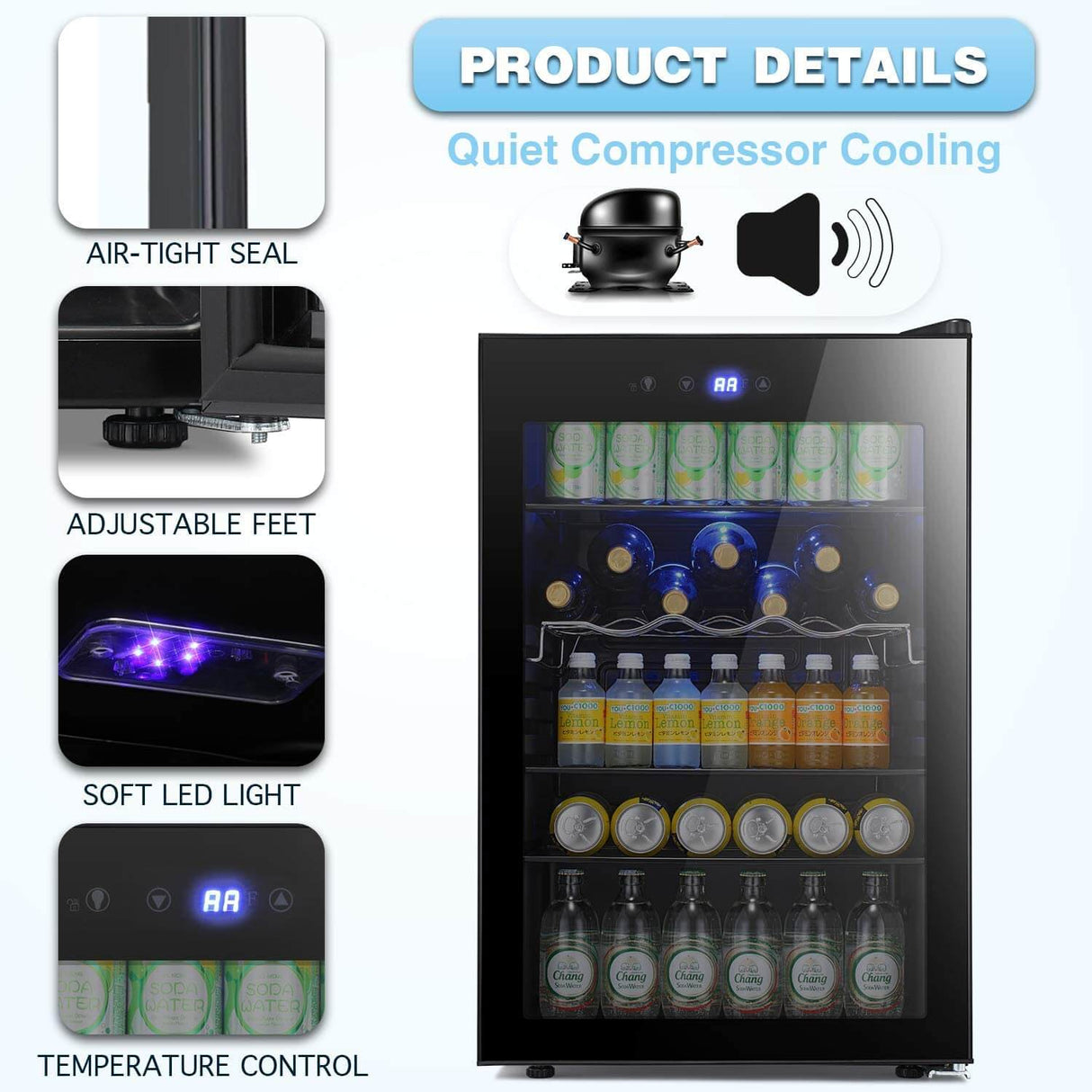 Beverage Refigerator Small Drink Dispenser
