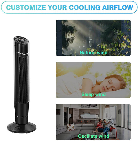  Tower Fan Oscillating Fan Quiet Cooling