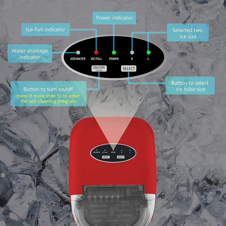 Antarctic Star Ice Maker Machine Countertop