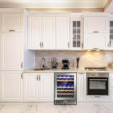 Antarctic Star 24" Wine Cooler Beverage Refrigerator Beer Digital Temperature Memory Glass Door - ANTARCTIC - STAR