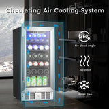 Antarctic Star 2.9 Cu.Ft Beverage Refrigerator Wine Cooler - ANTARCTIC-STAR