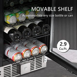 Antarctic Star 2.9 Cu.Ft Beverage Refrigerator Wine Cooler - ANTARCTIC-STAR