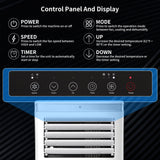 Antarctic - Star 3 - in - 1 8000BTU Portable Air Conditioner Fan Remote Control .Silver - ANTARCTIC - STAR