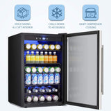 Antarctic Star Beverage Refigerator - 145 Can Mini Fridge for Soda Beer or Wine,Small Drink Dispenser - ANTARCTIC - STAR