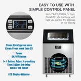 Antarctic Star Commercial Ice Makers Machine Stainless Steel Makes 265 Lbs of Ice - ANTARCTIC - STAR