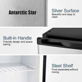Antarctic Star Compact Chest Upright Freezer Single Door Reversible Stainless Steel Door - ANTARCTIC - STAR