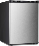 Antarctic Star Compact Chest Upright Freezer Single Door Reversible Stainless Steel Door - ANTARCTIC-STAR