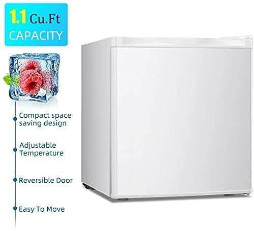 Antarctic Star Compact Chest Upright Freezer Single Door Reversible Stainless Steel Door - ANTARCTIC-STAR
