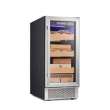 Antarctic Star Electronic Cigar Cooler Humidor, 15'' Buit - in Glass Door Cigar Cabinet - ANTARCTIC - STAR