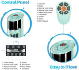 Antarctic Star 47'' Tower Fan Oscillating Fan Quiet Cooling Remote Control