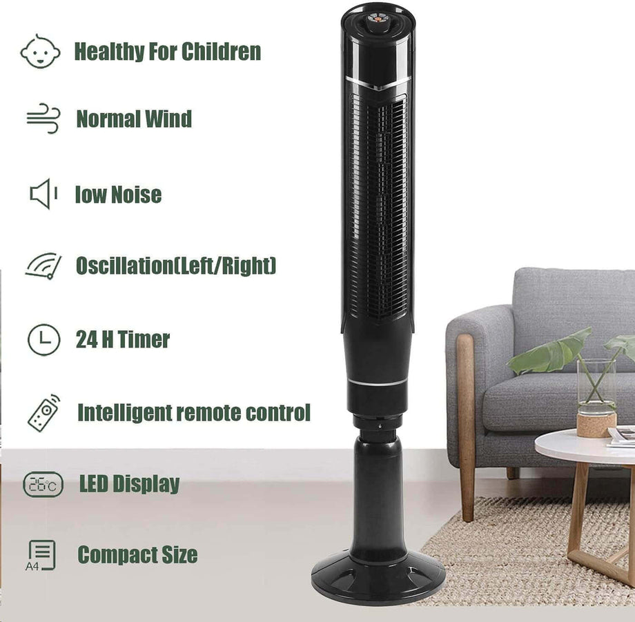 Antarctic Star 59''Tower Fan Oscillating Fan Quiet Cooling Remote