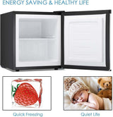 Antarctic Star Compact Chest Upright Freezer Single Door Reversible Stainless Steel Door