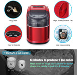 Antarctic Star Ice Maker Machine Countertop,Portable Automatic 9 Ice CubesSelf-Clean