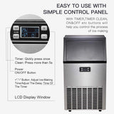 Antarctic Star Commercial Ice Makers Machine Stainless Steel Makers  Freestanding