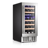 ChillEdge 28_Antarctic Star 15" Wine Cooler Beverage Refrigerator Digital Temperature - ANTARCTIC - STAR