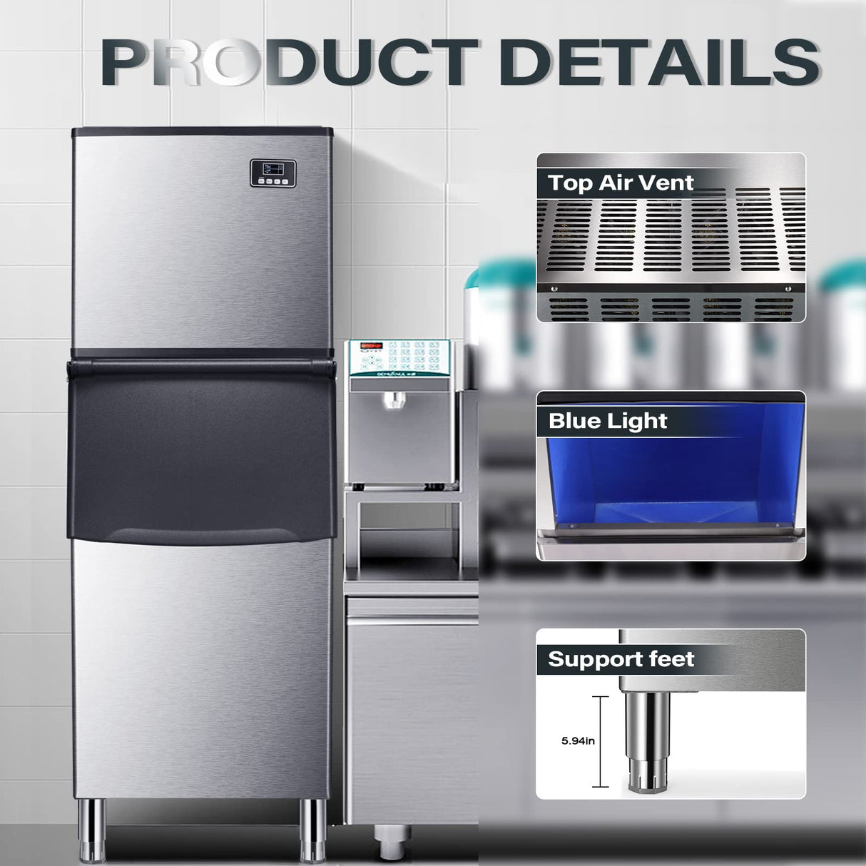Antarctic-Star Commercial Ice Maker 