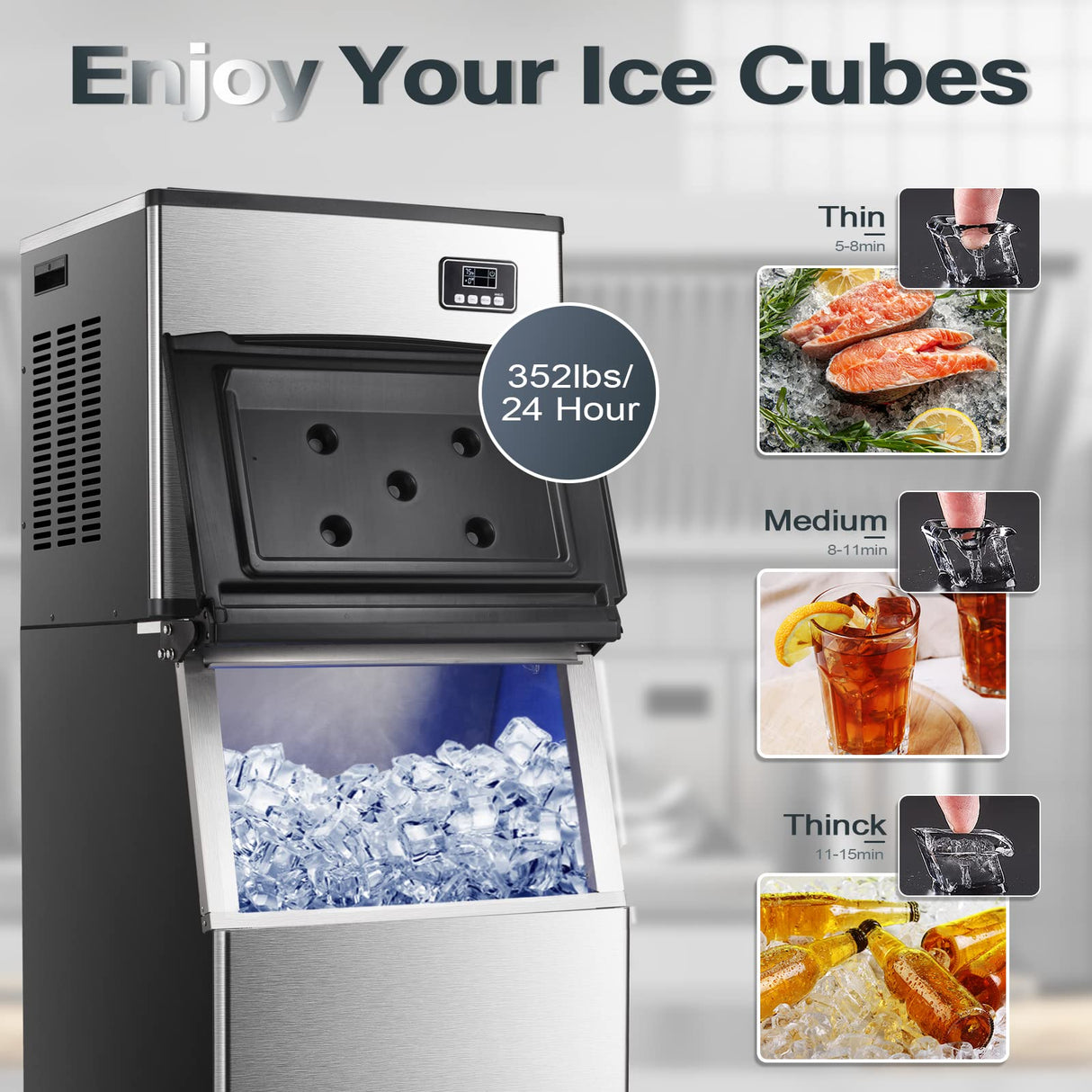 Antarctic-Star Commercial Ice Maker 